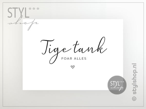 Friese kaart ansichtkaart tige tank