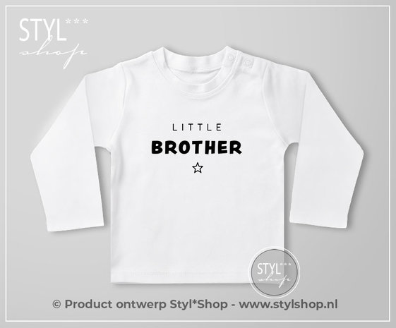 Little brother shirt t shirt zwanger kraamcadeau eerste pakje 