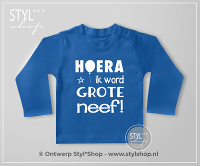 OUTLET Hoera ik word grote neef shirt